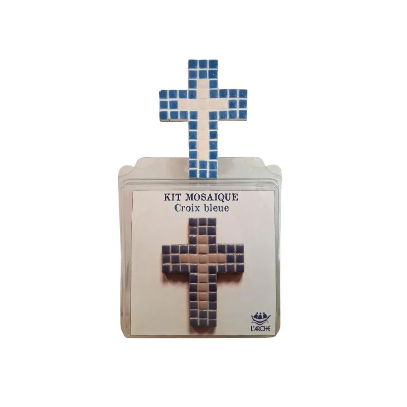 Kit DIY mosaïque fabrication d'une croix