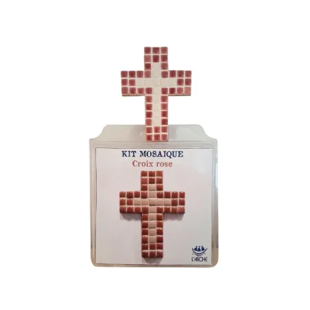 Kit DIY mosaïque fabrication d'une croix