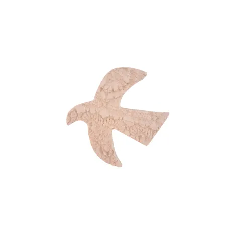 Colombe en faïence à motif dentelle