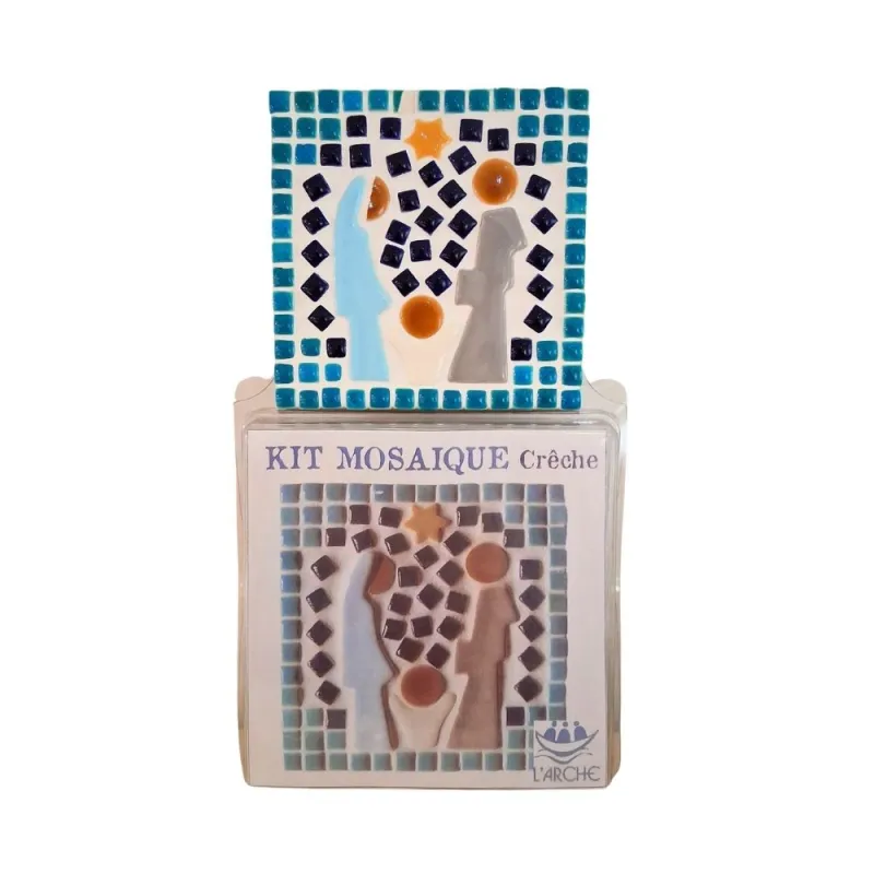 Kit DIY mosaïque crèche de Noël