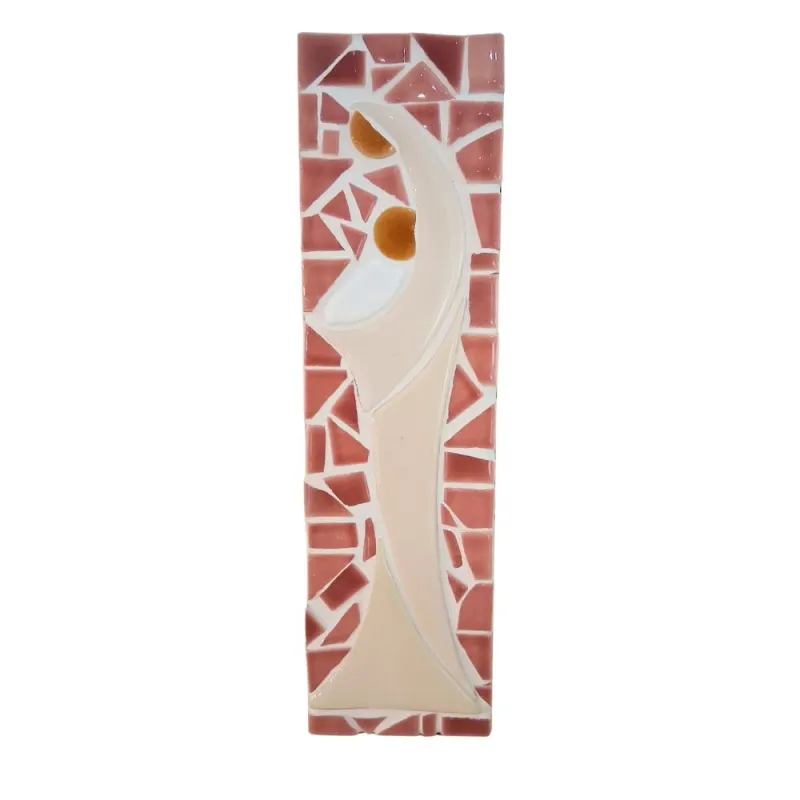 Vierge en mosaïque découpée