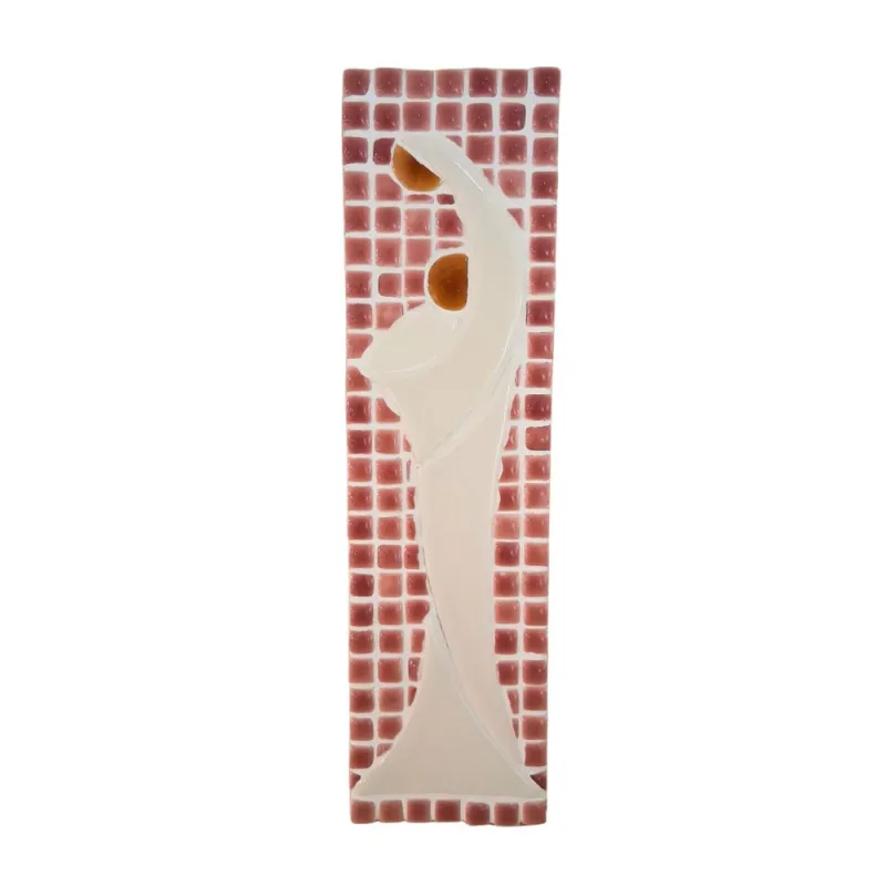 Vierge en mosaïque à petits carreaux