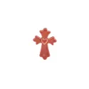 Croix en forme de trèfle en faïence