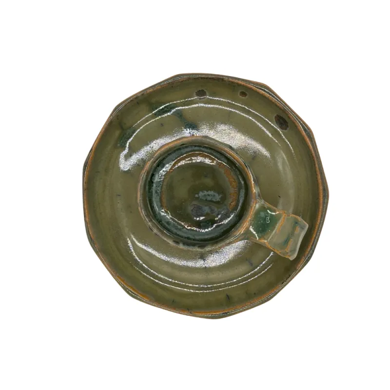 Tasse et sous-tasse Grès
