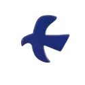 Colombe émaillée dans nos ateliers solidaires