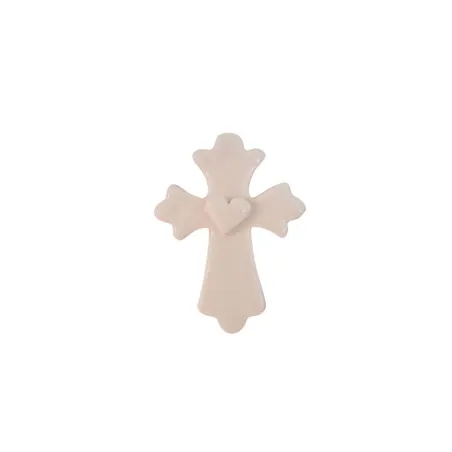 Croix en forme de trèfle en faïence
