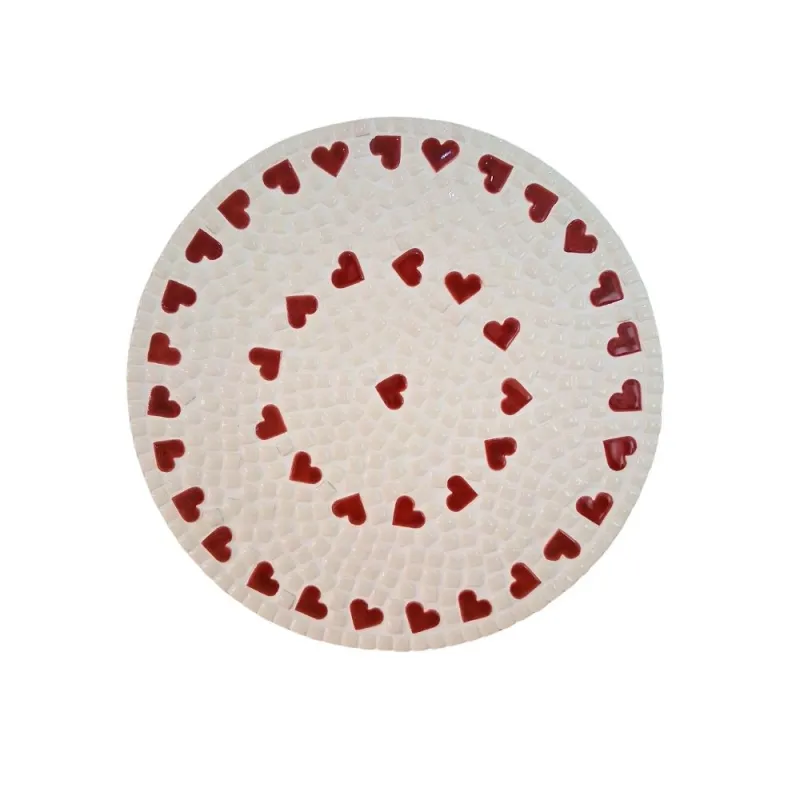 Dessous de plat de 30cm inspiré de la Saint-Valentin
