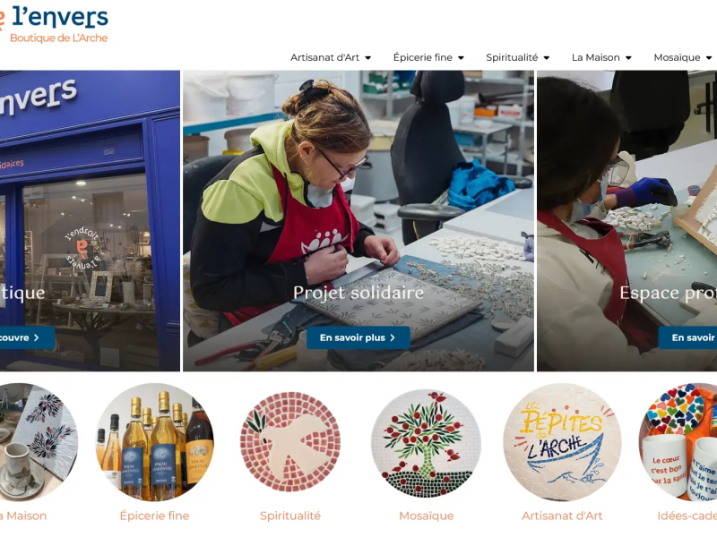 L’endroit à l’envers dévoile sa nouvelle boutique en ligne